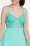 Zivame Beautiful Basic Knit Poly Babydoll - Florida Keys — thumbnail 5